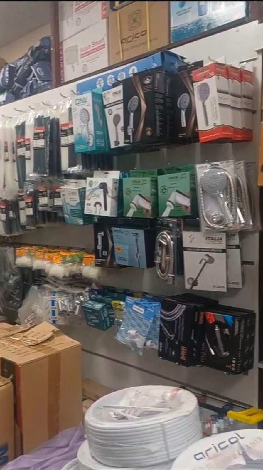 Bathroom and shower accessories